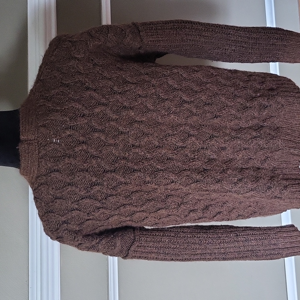 American Eagle Outfitters Women's Brown Cardigan Sweater Size XS - Picture 3 of 8